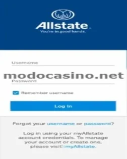 Screenshot of Allstate App